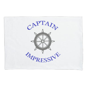 Housse D'oreillers "Capitaine impressionnante"