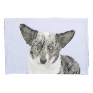 Housse D'oreillers Cardigan Welsh Corgi Peinture - Art Chien original