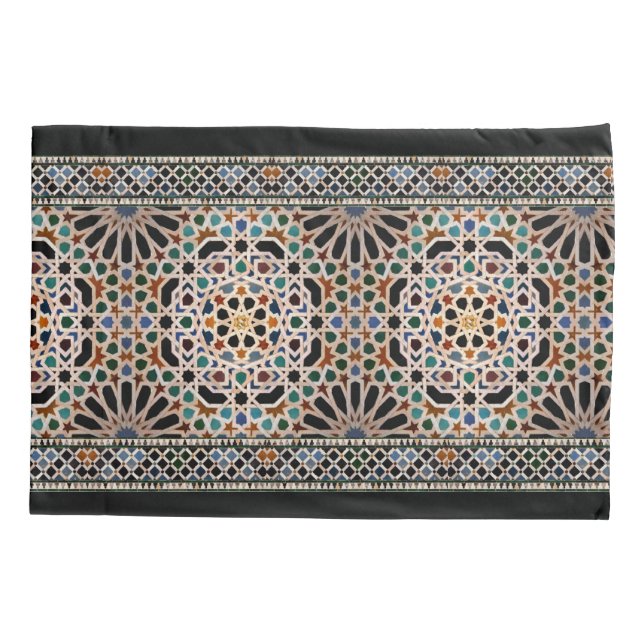 Housse D'oreillers Carrelage de l'Alhambra (Dos-gauche)