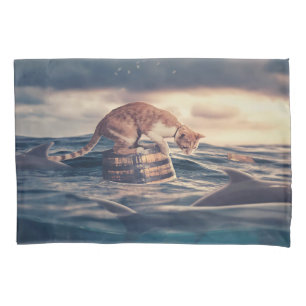 Housse D'oreillers Cat Nap Dream ou cauchemar