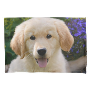 Housse D'oreillers Charming Goldie Retriever Chien Chiot Coussin Cove