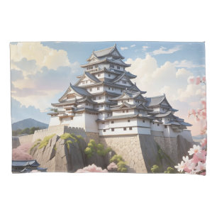 Housse D'oreillers Château Himeji Forteresse Majestic Histoire japona