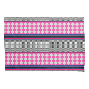 Housse D'oreillers Check Stripes Harlequin Conception de Motif mixte