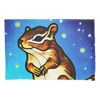 Housse D'oreillers Cheeky, Jouant Chipmunk Pal