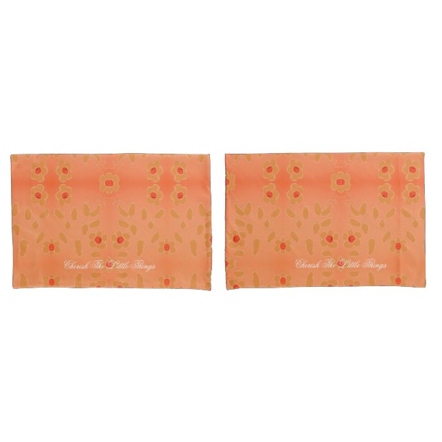 Housse D'oreillers Cherish The Little Things Coussin Coque Set (devant-Set)
