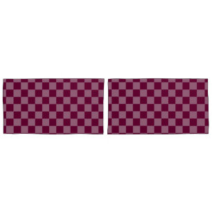 Housse D'oreillers Cherry Checker deux tones Pillowcases HAMbyWG