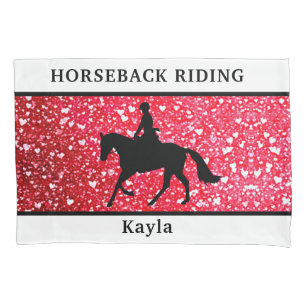Housse D'oreillers Cheval fille