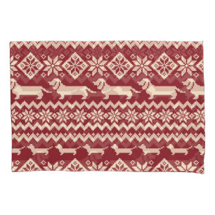 Housse D'oreillers Chien nordique : Motif d'illustrations excentrique