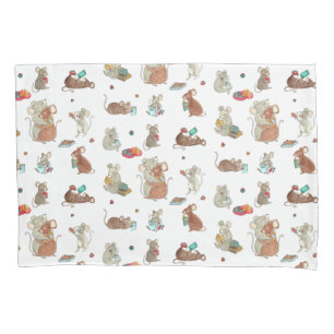 Housse D'oreillers Christmas Mice Jolabokaflod