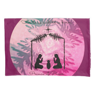 Housse D'oreillers Christmas Nativity Pillowcase