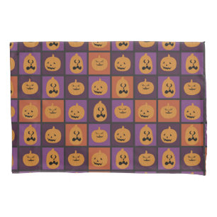 Housse D'oreillers Citrouilles d'Halloween