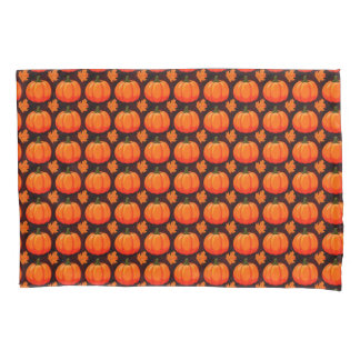 Housse D'oreillers Citrouilles et feuilles d'automne