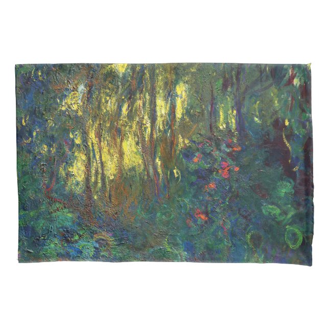 Housse D'oreillers Claude Monet - Coin d'un étang avec des Nénuphars (devant)