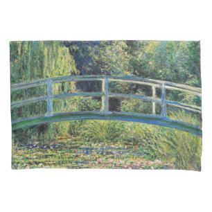 Housse D'oreillers Claude Monet - Etang Lily et Pont Japonais
