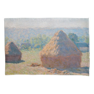 Housse D'oreillers Claude Monet - Haystacks, fin de l'été