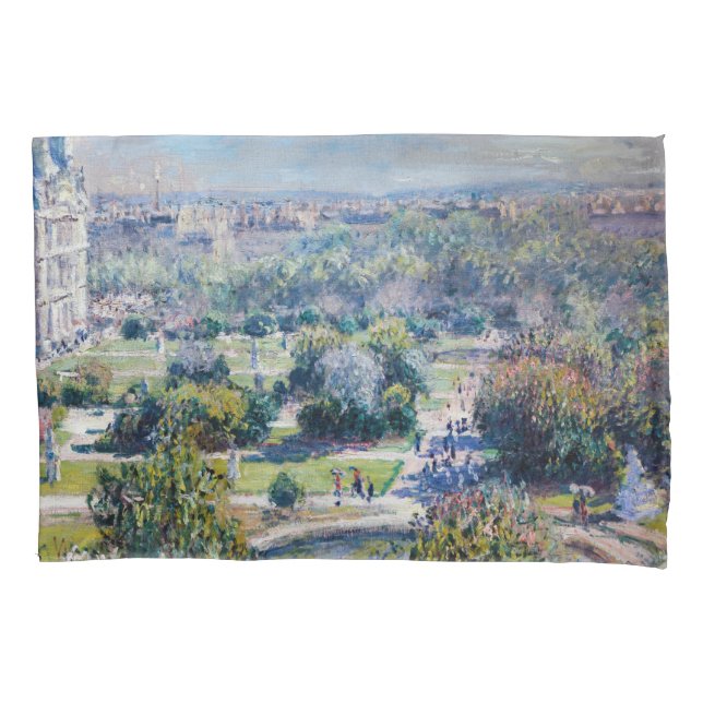 Housse D'oreillers Claude Monet - Les Jardins des Tuileries (devant)