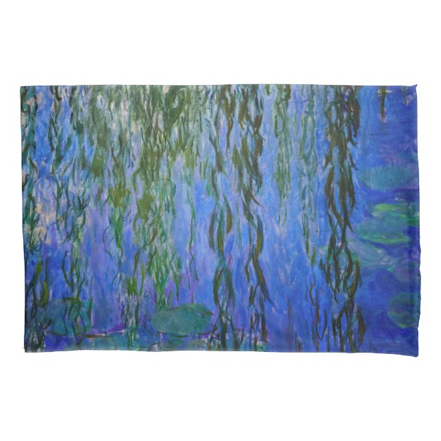 Housse D'oreillers Claude Monet - Lys d'eau avec saule plumant (devant)