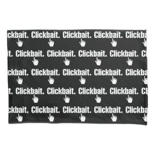 Housse D'oreillers Cliquez sur un appât. Coque coussin