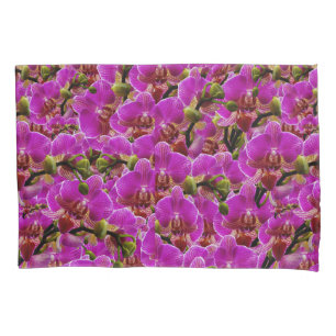 Housse D'oreillers Clusters radiants : La Symphonie Magenta Orchid,