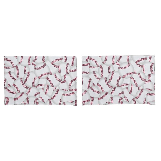 Housse D'oreillers Collection de baseball (devant-Set)