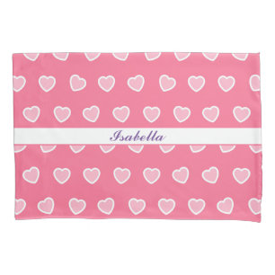Housse D'oreillers Collection de la Saint-Valentin rose moderne