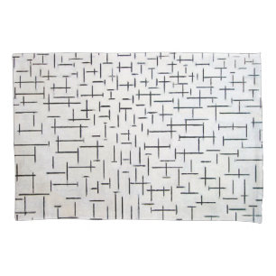 Housse D'oreillers Composition no 10, Quai et océan Mondriaan