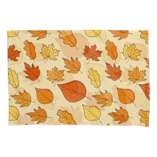 Housse D'oreillers Concept feuille : Motif symbole d'automne (devant)