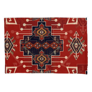 Housse D'oreillers Conception de tapis ornementaux : Géométrique Vint