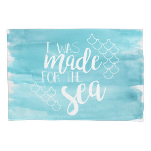 Housse D'oreillers Conduit à la caisse de coussin d'aquarelle de mer