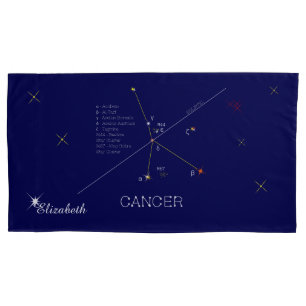 Housse D'oreillers Constellation CANCER unique, impressionnant