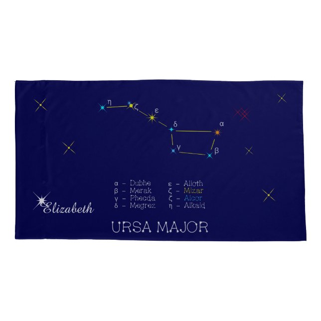 Housse D'oreillers Constellation Ursa major (Dos)