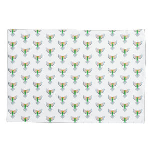 Housse D'oreillers Coque Coussin aux oiseaux colorés