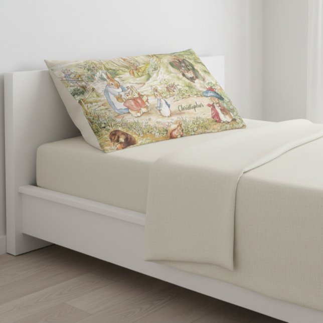 Housse D'oreillers Coque Coussin Beatrix Potter Friends personnalisé (Créateur téléchargé)