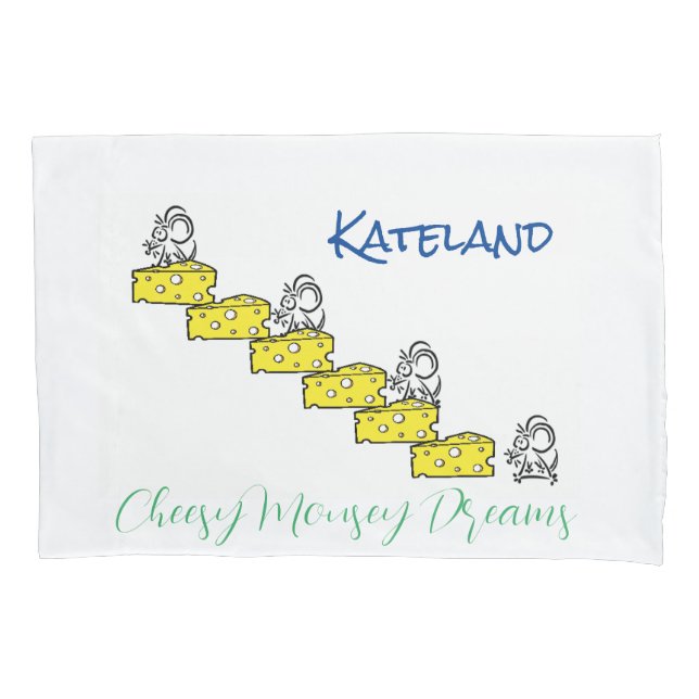 Housse D'oreillers Coque coussin Cheesy Mousey Dreams (devant)