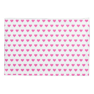 Housse D'oreillers Coque Coussin de coeur rose