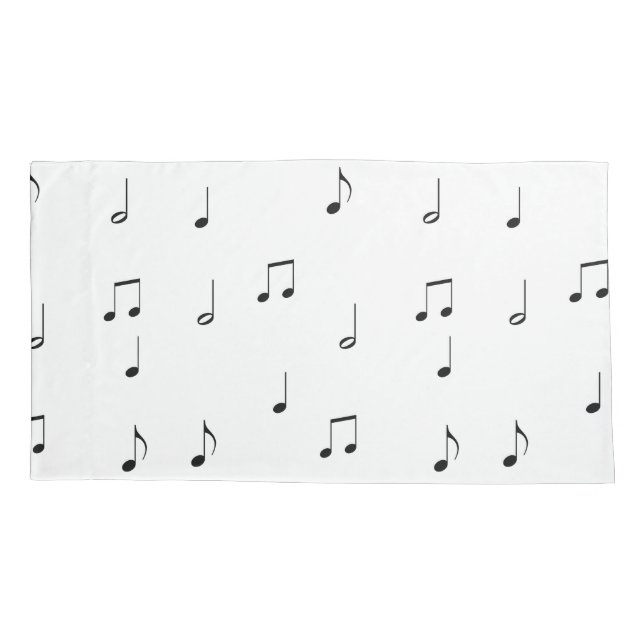 Housse D'oreillers Coque Coussin de notes musicales (Dos)