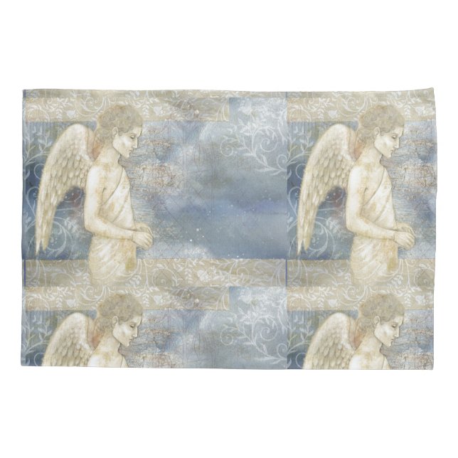 Housse D'oreillers Coque coussin Définir les anges gardiens toujours  (Dos-gauche)