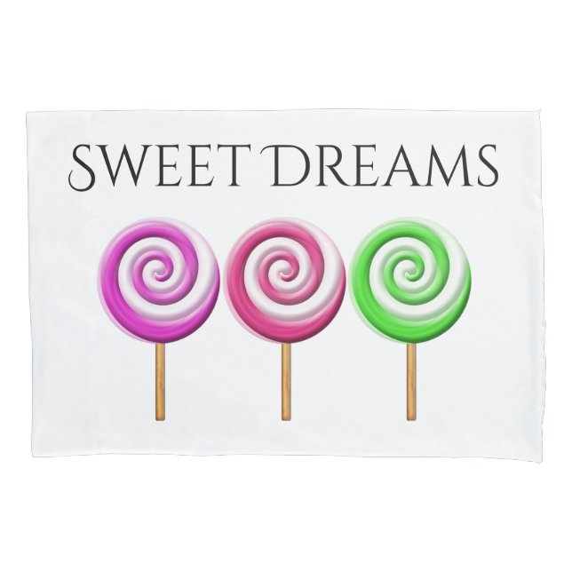 Housse D'oreillers Coque Coussin Lollipops tordus (devant)