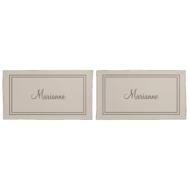 Housse D'oreillers Coque coussin personnalisé (devant-Set)