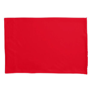 Housse D'oreillers Coque Coussin simple taille rouge