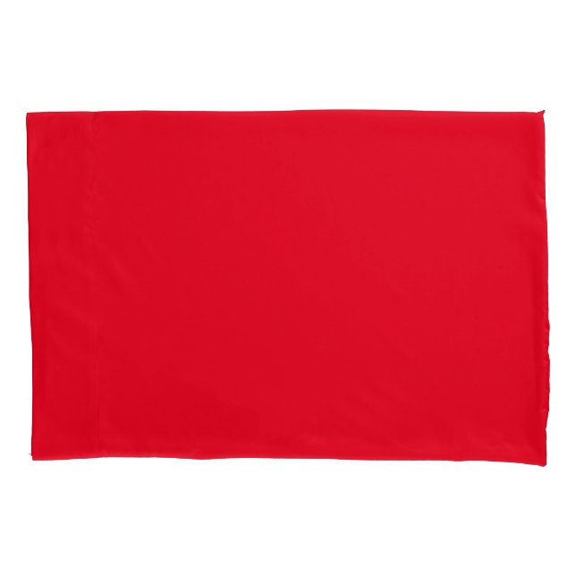 Housse D'oreillers Coque Coussin simple taille rouge (devant)