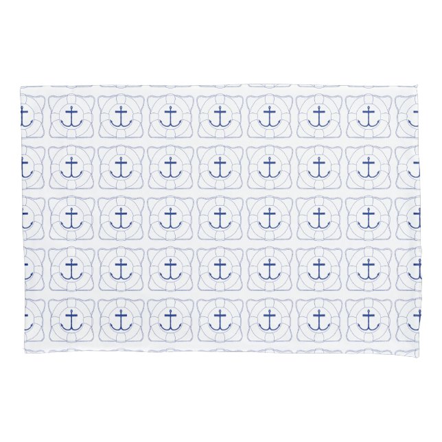 Housse D'oreillers coque de Coussin d'économie d'Ancre/économie d'éne (devant)