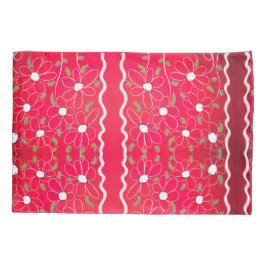 Housse D'oreillers Coques coussins Avec Fuschia Rose