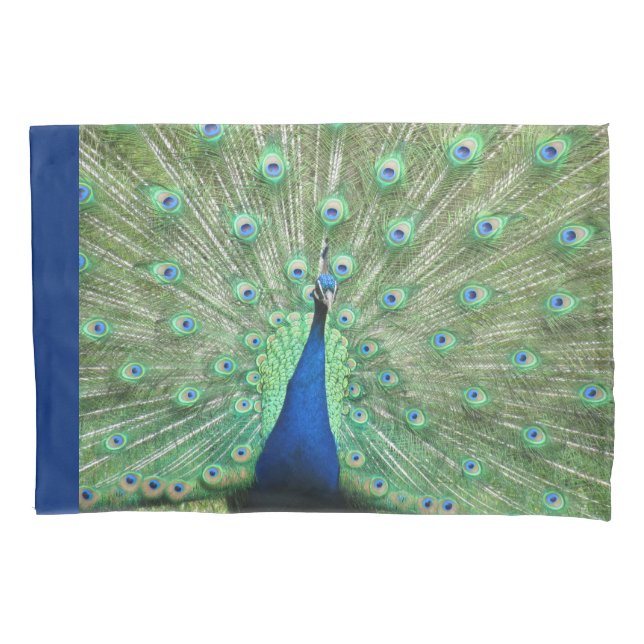 Housse D'oreillers Coques coussins - Fière Peacock (devant)