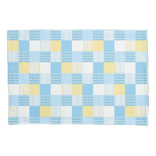 Housse D'oreillers Couette marguerite bleue blanche et jaune