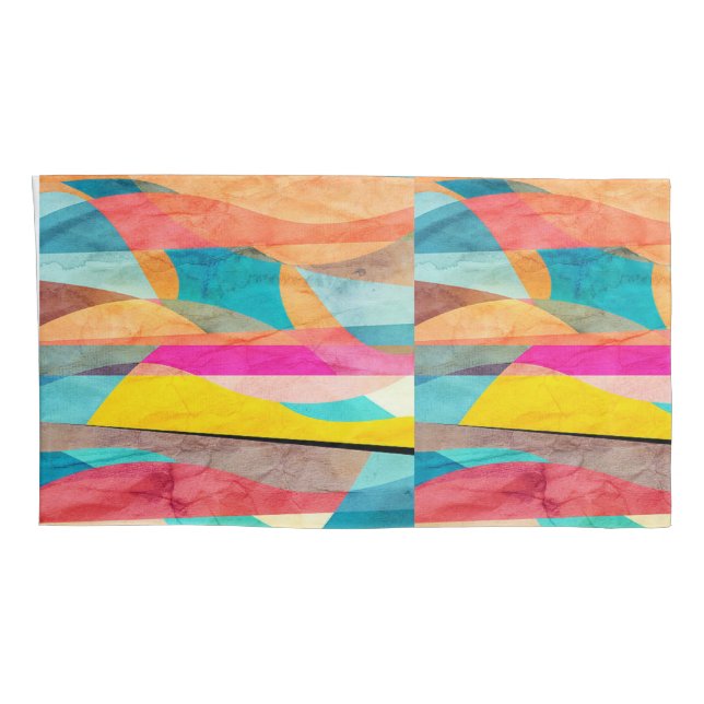 Housse D'oreillers Couleur (Dos-Droit)