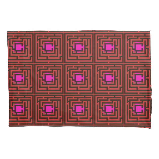 Housse D'oreillers Couleur faite sur commande horizontale et (devant)