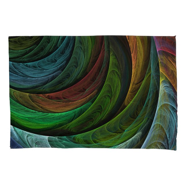 Housse D'oreillers Couleur Gloire Moderne Art Abstrait Motif Élégant (devant)