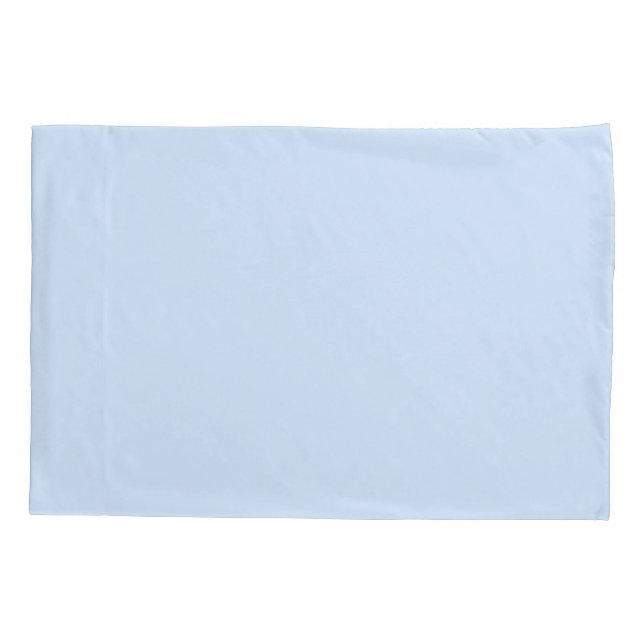 Housse D'oreillers Couleur uni bleu Hawkes (Dos)