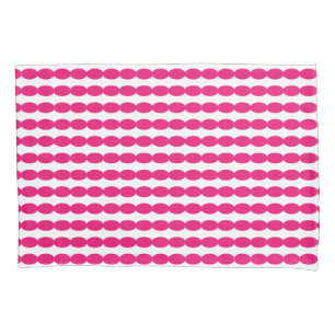Housse D'oreillers Couleurs personnalisées Motifs rose blanc